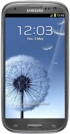 Смартфон Samsung Galaxy S3 GT-I9300 16Gb Titanium grey - Мирный